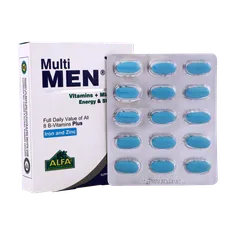 قرص مولتی من آلفا ویتامینز 30 عددی | Multi Men Tablet 30 Count - Alfa Vitamins