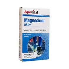 قرص منیزیم اکتیو آپوویتال | Apovital Magnesium Aktiv 30 Tablets
