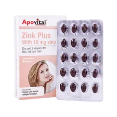 سافت ژل زینک پلاس آپوویتال 40 عددی | Zink Plus Capsule - Apovital 