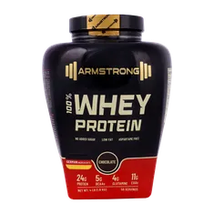 پودر پروتئین وی کاکائویی آرمسترانگ 1800 گرمی | Armstrong Whey Protein Cocoa Flavor