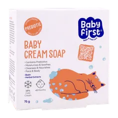 صابون بچه کرمی بیبی فرست | Baby Cream Soap - Baby First