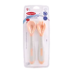 ست قاشق و چنگال کودک بی بی لند کد 218 | Spoon & Fork Set - Babyland