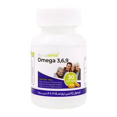 کپسول امگا 3 6 9 مونم اکسیر آفرین آریا 30 عددی | Exir Afarin Arya Mooneme Omega 3- 6- 9