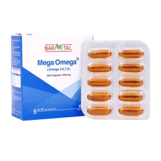 کپسول مگا امگا باریویتال 30 عددی | Mega Omega Soft Capsule - Barivital