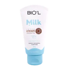 کرم مرطوب کننده پوست معمولی و خشک بیول روغن نارگیل | Milk And Coconut Oil Renew Cream - Biol