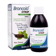شربت برون کلد هلث اید 200 میلی‌لیتری | Broncold Syrup - Health Aid