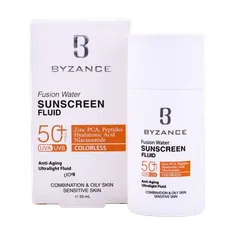فلوئید ضد آفتاب فیوژن واتر SPF 50 بیزانس | Fusion Water Sunscreen Fluid - Byzance