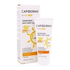 فلوئید ضد آفتاب SPF50 روشن کننده کپیدرما | Capiderma Sunny Cap Sunscreen Anti Spot Fluid