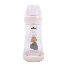شیشه شیر ضد نفخ چیکو پرفکت 5 سیلیکونی از 2 ماهگی | Chicco Perfect 5 Breast Feeding Bottles For up 2 Monthly 240 ML