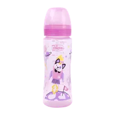  شیشه شیر ول بینگ سیلیکان از 4 ماهگی چیکو  | Chicco Well Being Baby Glass Bottle 4m 330 ml