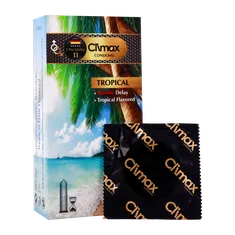 کاندوم تروپیکال اسانس استوایی کلایمکس 12 عددی | CLIMAX Tropical Condoms 12