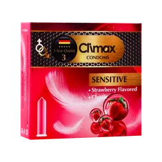 کاندوم ساده سنسیتیو کلایمکس 3 عددی | Climax Sensitive Condom 3 Pcs