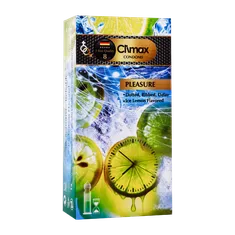  کاندوم شیار دار پلیژر اسانس لیمو نعناع کلایمکس 12 عددی | Climax Pleasure Dotted Ribbed Delay Condoms 12 Pcs