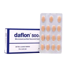 قرص دافلون 500 میلی گرم سرویر 30 عددی |  Daflon 500 mg - Servier