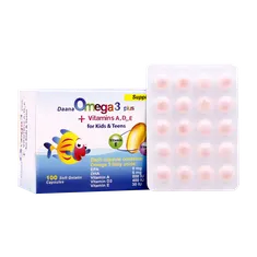 کپسول امگا 3 پلاس کودک و نوجوان دانا | Danaa Omega 3 Plus for Kids & Teens