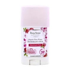 استیک خوشبوکننده بدن رز دیپ سنس | Organic Rose Water Deodorant Stick - Deep Sense