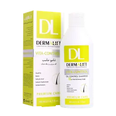 شامپو کف سر چرب و ساقه خشک درمالیفت | Vita Control Oil Control Shampoo - DERMALIFT