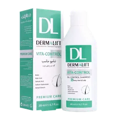 شامپو کف سر و موی چرب ویتا کنترل درمالیفت | Oil Control Shampoo Greasy Hair and Scalp - DERMALIFT