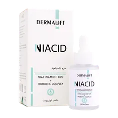 سرم صورت نیاسید درمالیفت 30 میلی لیتری | Niacid Niacinamid Serum - DERMALIFT
