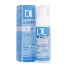 فوم شستشوی صورت هیدرالیفت درمالیفت | Hydralift Cleansing Syndet Foam for Dry and Normal Skin - Dermalift
