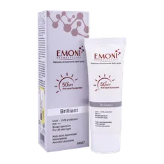 ضد آفتاب و ضد لک SPF50 برلیانت امونی | Emoni Brilliant SPF 50 Sunscreen Cream