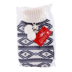 کیسه آب گرم امسیگ مدل HB202 Plus بافت هندسی | Hot Water Bottle HB202 Plus Geometric - Emsig