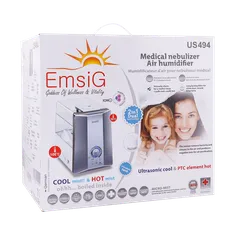 دستگاه بخور و رطوبت ساز سرد و گرم امسیگ مدل US494 | Medical Nebulizer Air Humidifier US494 - EMSIG