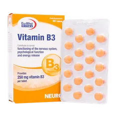 قرص ویتامین B3 یوروویتال | Vitamin B3 - EuRho VITAL