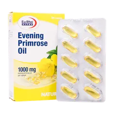 کپسول ایوینینگ پرایم رز اویل یوروویتال 30 عددی | Evening Primrose Oil 1000 mg - EuRho VITAL