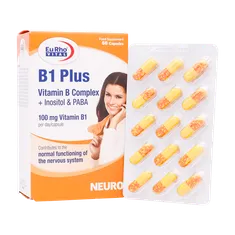 کپسول ویتامین ب1 پلاس یوروویتال 60 عددی | B1 Plus Capsule - Eurho Vital