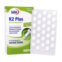 قرص کا2 پلاس یوروویتال | K2 Plus - Eurho vital 