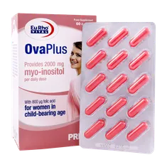 کپسول اواپلاس یوروویتال بهبود باروری بانوان 60 عددی | OvaPlus Capsule - Eurho vital