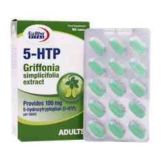 قرص 5 اچ تی پی یوروویتال 60 عددی | 5 HTP - Eurho Vital 