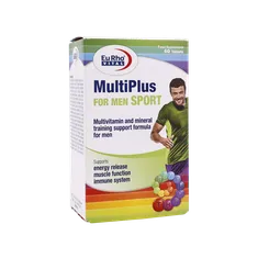 قرص مولتی پلاس فور من اسپرت یوروویتال | MultiPlus for Men Sport Tablet - Eurho vital