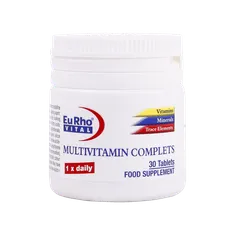 قرص مولتی ویتامین کامپلیت یوروویتال  | Multivitamin Completes Tablet - Eurho vital