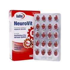 کپسول نوروویت یوروویتال 60 عددی | Eurhovital Neurovit 60 Capsules