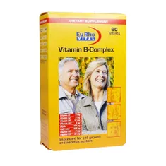 قرص ویتامین ب کمپلکس یوروویتال 60 عددی | Vitamin B-complex Tablet - Eurho Vital