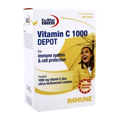 قرص آهسته رهش ویتامین سی 1000 دپو یوروویتال | Vitamin C 1000 Depot - Eurho Vital