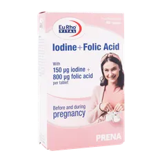 قرص ید و فولیک اسید یوروویتال | Iodine And Folic Acid - EuRho VITAL