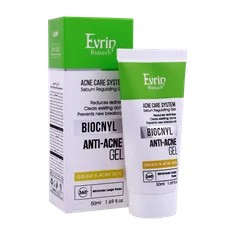 ژل آنتی آکنه پوست چرب بایوکنیل اورین | Evrin Biocnyl Anti Acne Gel For Greasy And Acne Skin 50ml