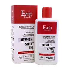 ژل شستشوی صورت روشن کننده بایو وایت اورین | Evrin Biowhite Syndet Gel 200ml