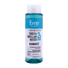 میسلار واتر تونر پوست خشک بایومویست اورین | Evrin Biomoist 2 In 1 Toner And Micelllar Water 250ml