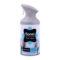 اسپری خوشبو کننده هوا فلورت Cotton Fresh سری فرش  | Floret Cotton Fresh Air Freshener Fresh Series