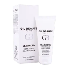 کرم شب روشن کننده صورت کلر اکتیو ژیل بوته | Clairactiv Brightening Night Cream - Gil Beaute