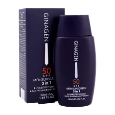 کرم ضد آفتاب 3 در 1 SPF50 مردانه ژیناژن  | Ginagen Men Sunscreen 3 In 1 SPF50