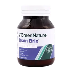 کپسول برین بریکس گرین نیچر 30 عددی | Brain Brix - Green Nature