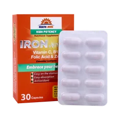 کپسول آهن و ویتامین هلث اند مور | Health And More Iron And Vitamin