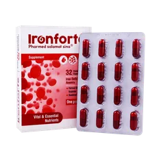 کپسول آیرون فورت فارمد سلامت سینا 32 عددی | Pharmed Salamat Sina Ironforte Capsule