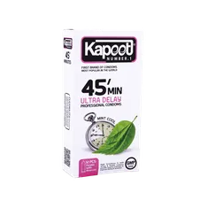 کاندوم فوق تأخیری مدل 45 دقیقه کاپوت 12 عددی  | 45' Min Ultra Delay 12 Pcs Condoms - Kapoot