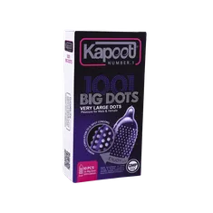 کاندوم خاردار بیگ دات کاپوت 10 عددی | 1001 Big Dots 10 Pcs - Kapoot 
